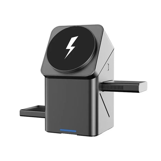 2025 3-in-1 Magnetic Wireless Charger For Iphone 16/15/14/13 Pro Max, Iwatch  Airpods Auto Touchcharger